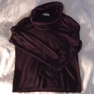 Large turtleneck sweater from The Loft